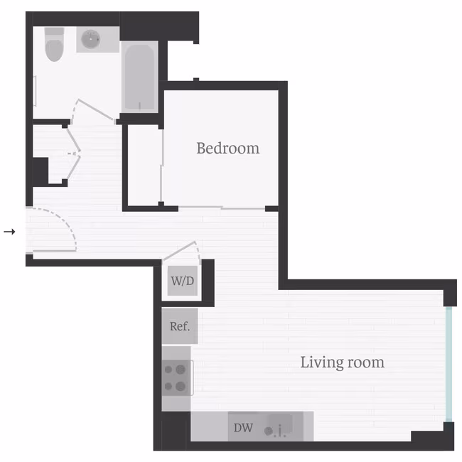 Beaux Arts 1402 floor plan
